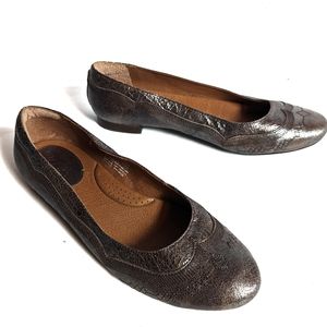Ariat Dreamweaver Riverstone Leather Ballet Flats Size 8